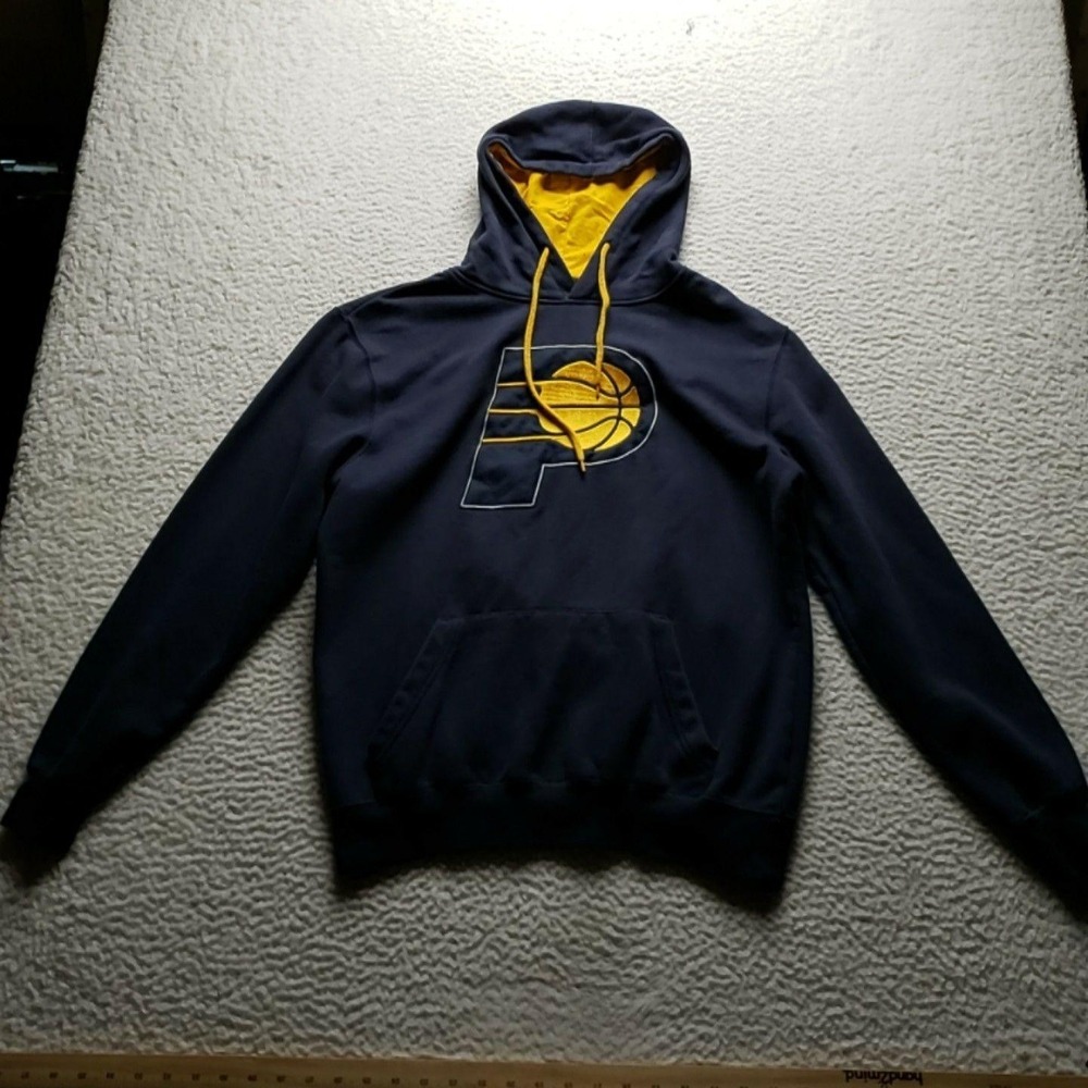 Indiana Pacers Sweatshirt Hoodie Mens Medium Blue NBA Basketball Colosseum